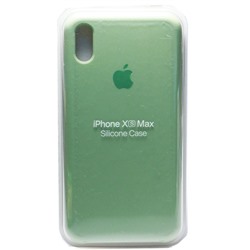 Силиконовый чехол для Айфон XS Max - (Мятный)