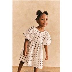 Puff Sleeve Dress (3mths-8yrs)