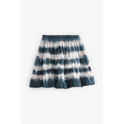 Multi Tie Dye Tiered Skirt (3-16yrs)