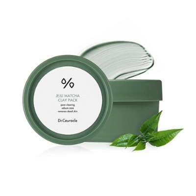 DR.CEURACLE JEJU MATCHA CLAY PACK 115 гр / Очищающая глиняная маска с чаем Матча