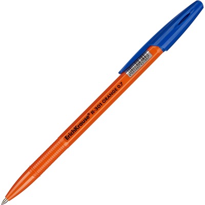 Ручка шариковая неавтомат. Erich Krause R-301 OrangeStick 0,7,масл,син