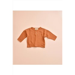 Муслиновая рубашка оверсайз, для малышей и детей, 100 % хлопок — Terra 0201-0306