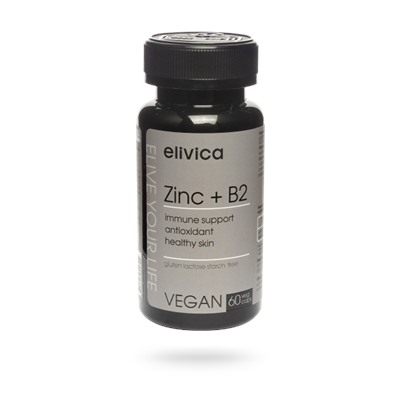 БАД «Цинк и Витамин В2 (Zinc with Vitamin B2)», 150 мл - 60 капсул