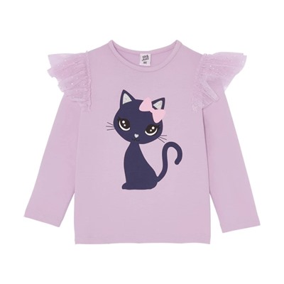 Langarmshirt Katze