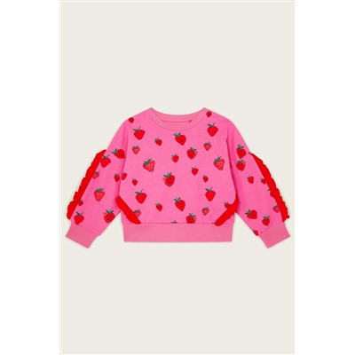 Monsoon Pink	 Sally Strawberry Sweatshirt