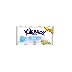 Kleenex Cottonelle Natural Care Туалетная бумага белая 8рулонов 3х слойная
