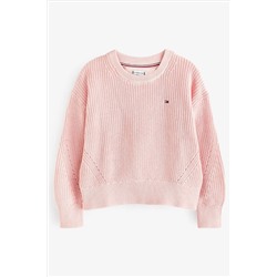 Tommy Hilfiger Pink Essential Sweater