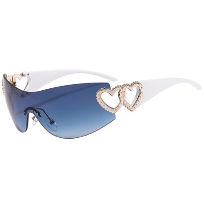 IQ20231 - Солнцезащитные очки ICONIQ  Белый - голубой