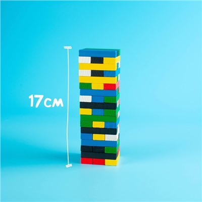 Падающая башня-дженга «Kids», 54 бруска, 6+
