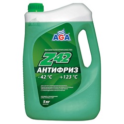 AGA Антифриз PREMIX зеленый (-42*С) 5л