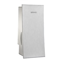 BRIMIX - Дозатор жидкого мыла настенный, из нержавеющей стали марки 201, на 800 мл, МАТОВЫЙ ХРОМ  ( 645)