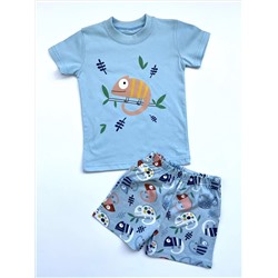 Костюм детский футболка+шорты "Игуана", размер 116 (супрем)