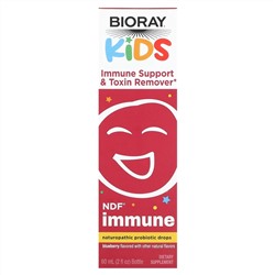 Bioray, добавка для поддержки иммунитета и выведения токсинов для детей, голубика, 60 мл (2 жидк. унции)