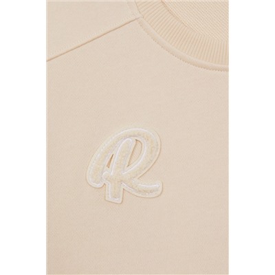 Reiss Elsa Cotton Jersey Blend Crew Neck Dress