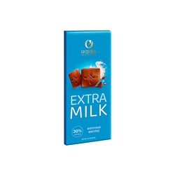 «O'Zera», шоколад молочный Extra milk, 90 г