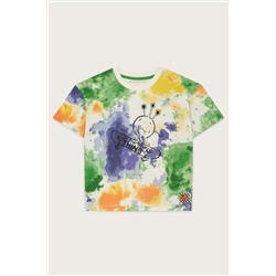 Monsoon Green Tie Dye Skater T-Shirt