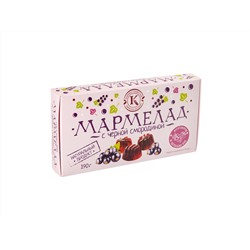 Мармелад желейно-фруктовый "С черной смородиной" 190 гр.