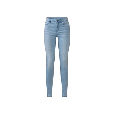 esmara® Damen Jeans, Super Skinny Fit, mit hohem Baumwollanteil