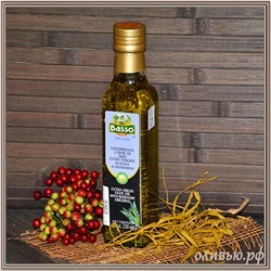 Масло оливковое EXTRA VIRGIN С РОЗМАРИНОМ BASSO 250 мл (Италия)