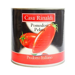 Помидоры очищенные в собственном соку Casa Rinaldi 2,53 кг