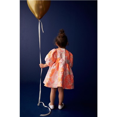 Floral Jacquard Prom Dress (12mths-10yrs)