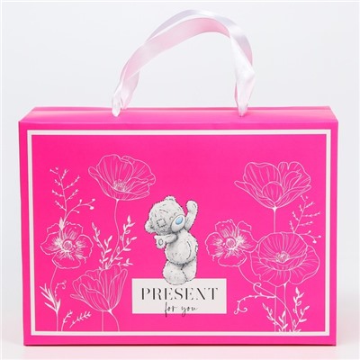 Пакет-коробка, 28 х 20 х 13 см "Present For You", упаковка, Me To You