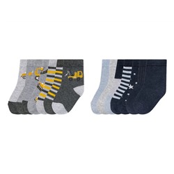lupilu® Kleinkinder Jungen Socken, 7 Paar, hoher Bio-Baumwollanteil
