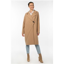 01-10659 Пальто женское демисезонное Пальтовая ткань бежевый