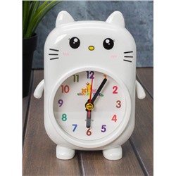 Часы-будильник «Smart cat», white