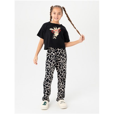 Пижама "Жираф" детская девочка с брюками