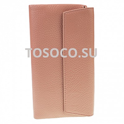 15 9920 pink кошелек GENUINE LEATHER натуральная кожа 9x19x2