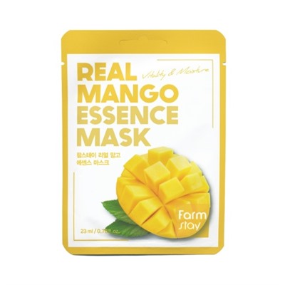FarmStay Real Mango Essence Mask Маска для лица тканевая с экстрактом манго 23мл