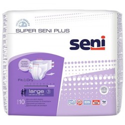 Подгузники для взрослых Super Seni Plus  Large (большие) 10 шт.