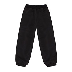 Чёрные утеплённые брюки для мальчика 75735-МО18