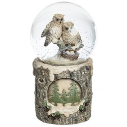 Фигурка декоративная в стекл. шаре (подсветка, AG13x3), D8 см, L8 W8 H15 см