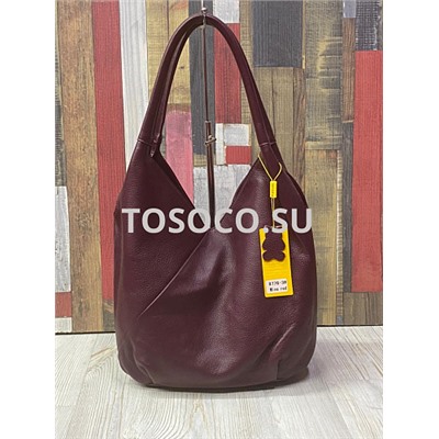 9776-2 wine red сумка  Wifeore натуральная кожа 40х26