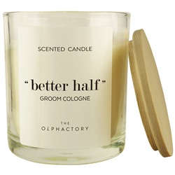 Свеча ароматическая The Olphactory, Better Half, Groom Cologne, 40 ч