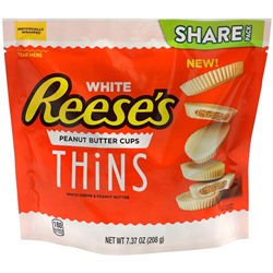 Reese's Peanut Butter Cups Thins White 208g