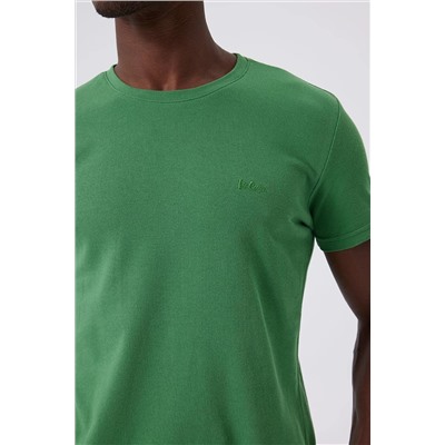 Мужская футболка с круглым вырезом Twingos 6 зеленая