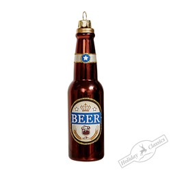 Бутылочка пива (стекло) 3,5х3,5х14 см