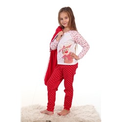 Пижама детская 7-108а (красный)