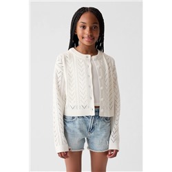 Gap Soft Pointelle Cardigan (4-13yrs)