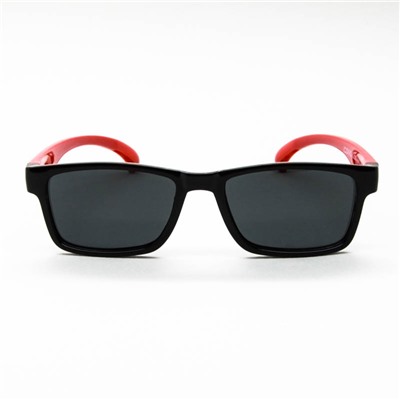 IQ10017 - Детские солнцезащитные очки ICONIQ Kids S5005 С2 черный-красный