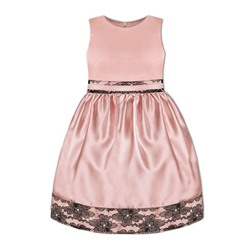 Розовое нарядное платье для девочки 80532-ДН17