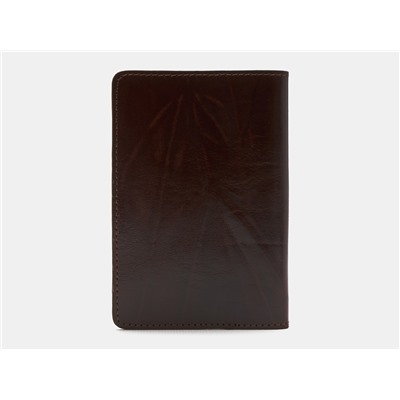 Коричневый кожаный кожаный аксессуар с росписью из натуральной кожи «PR006 Brown Сова поёт»