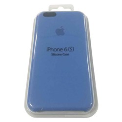 Силиконовый чехол для iPhone 6/6S васильковый