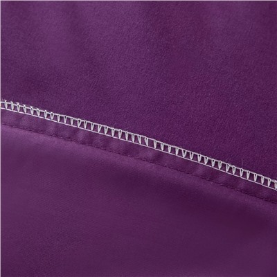 Комплект постельного белья Однотонный Сатин Вышивка на резинке CHR027