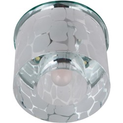 Нарушена упаковка.   Встраиваемый светильник с подсветкой Fametto Luciole DLS-L115 G9 GLASSY-CLEAR 10742 DLS-L115 G9 GLASSY/CLEAR