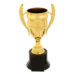 Кубок 179C, наградная фигура, золото, подставка пластик, 17,5 × 8,8 × 8 см.