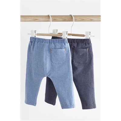 Denim Blue Baby Jeggings 2 Pack